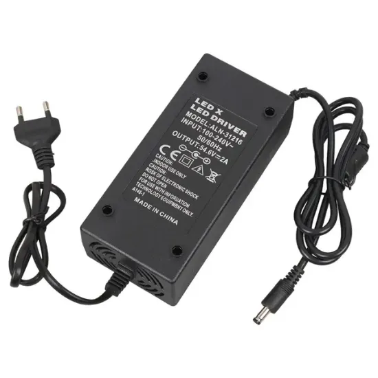 Powermaster Li-İon Lityum Piller İçin 54.6 Voltaj 2 Amper Elektrikli Bisiklet Şarj Cihazı resmi