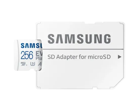 256GB SAMSUNG EVO PLUS MICROSDXC UHS-I U3 V30 A2 160MB/s MB-MC256SA/TR resmi