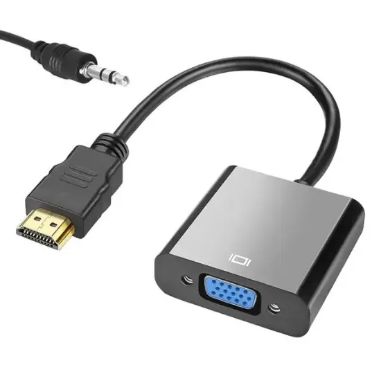 Fully G-537L HDMI to VGA Çevirici Adaptör Ses Çıkışlı resmi