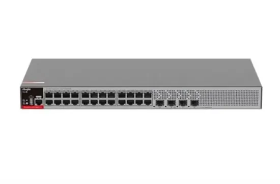 Ruijie Reyee RG-S2915-24GT4MS-P-L 24 Port Gigabit 370W Full PoE Yönetilebilir Switch resmi