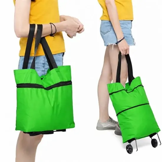 Sunup Tekerlekli Katlanabilir Pratik Pazar Çantası resmi