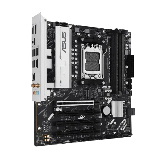 ASUS B850M MAX GAMING WIFI AM5 DDR5 8000MHZ(OC)  mATX HDMI ANAKART resmi