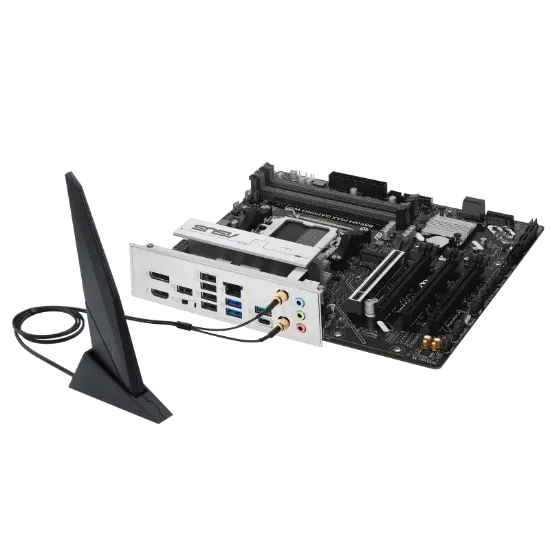 ASUS B850M MAX GAMING WIFI AM5 DDR5 8000MHZ(OC)  mATX HDMI ANAKART resmi