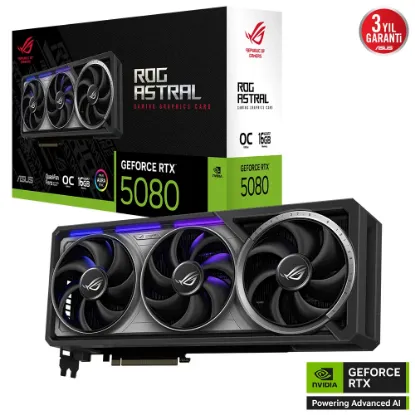 ASUS ROG-ASTRAL-RTX5080-O16G-GAMIN EKRAN KARTI resmi