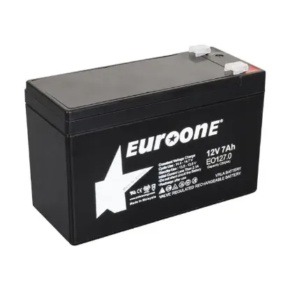 Euroone EO127.0 12 Volt 7 Amper Bakımsız Kuru Akü resmi