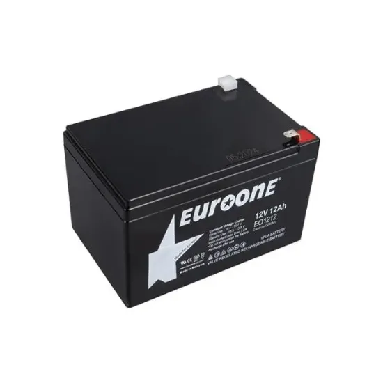 Euroone EO-1212 12 Volt - 12 Amper Bakımsız Kuru Akü resmi