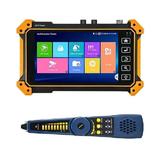 Novacom NVC-MFOV58 IP-HD-TVI-CVI-AHD-OPM-VFL Fiber CCTV Kamera Test Cihazı resmi