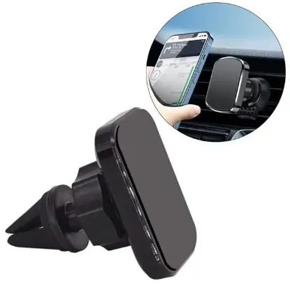 PowerMaster JX002 Mıknatıslı Manyetik Araç Araba Telefon Tutacağı Klima Kanalına Geçmeli (360 Derece) resmi