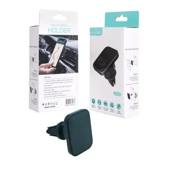 PowerMaster JX002 Mıknatıslı Manyetik Araç Araba Telefon Tutacağı Klima Kanalına Geçmeli (360 Derece) resmi