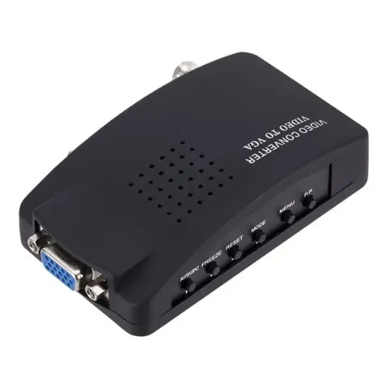 Powermaster PM-983 BNC S-Video VGA'dan VGA'ya Görüntü Dönüştürücü 1080P Destekli resmi