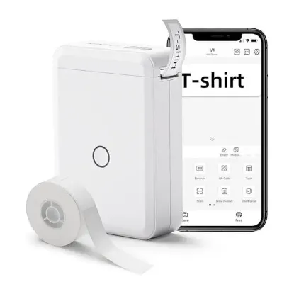 Powermaster PM-20343 Kablosuz Taşınabilir Bluetooth'lu Etiket Makinesi resmi