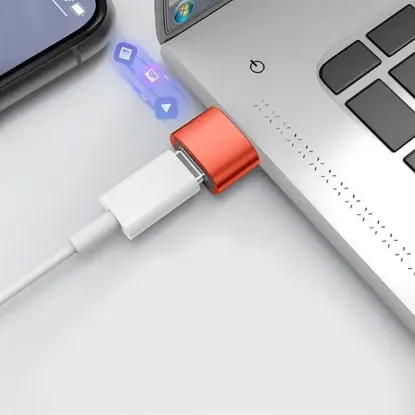 PowerMaster PM-24188 Erkek USB 3.0 TO Dişi Type-C OTG Ara Aparat 10 Amper Data - Şarj Kablosu resmi