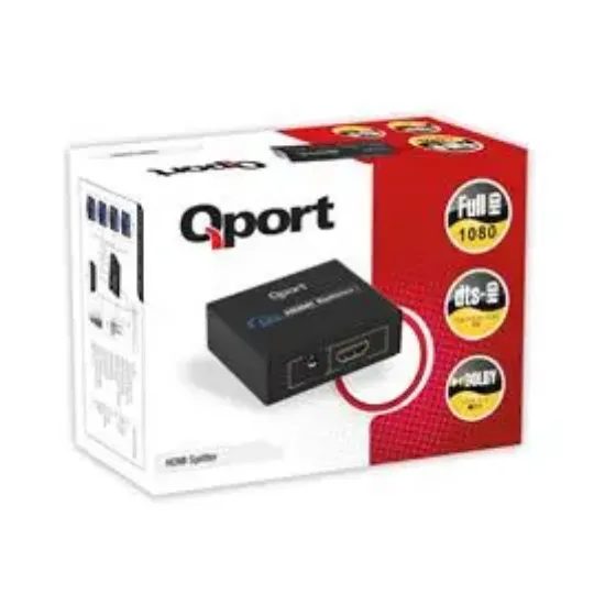 QPORT (Q-SPL4) FULL HD 1 GIRIS 4CIKIS HDMI SPLITTE resmi