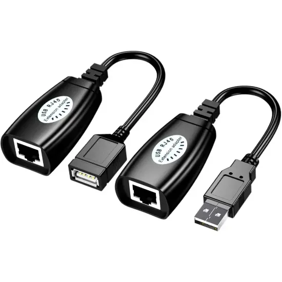 QPORT Q-UX2 60M USB EXTENDER 2'Lİ PAKET resmi