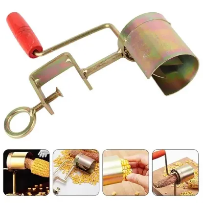 Sunup SN-29725 Manuel Mısır Ayıklama Makinesi Masaya Sabitlenen Bilyalı Kollu Alet resmi