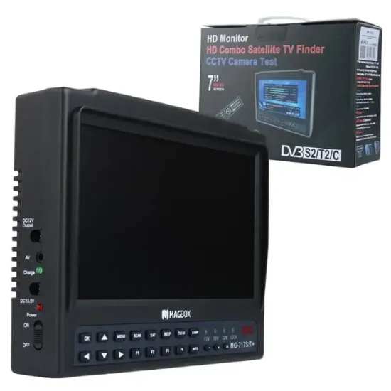 Magbox MG-717S/T+ 7'' İnç Full HD LCD Ekranlı Görüntülü Uydu Yön Bulucu (Uzaktan Kumandalı) resmi