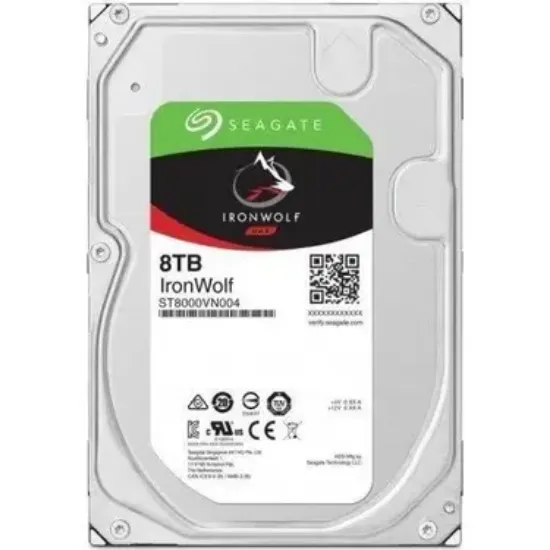 8 TB SEAGATE 3.5 IRONWOLF SATA3  7200RPM 256MB ST8000VN004 (RESMI DIST GARANTILI) resmi