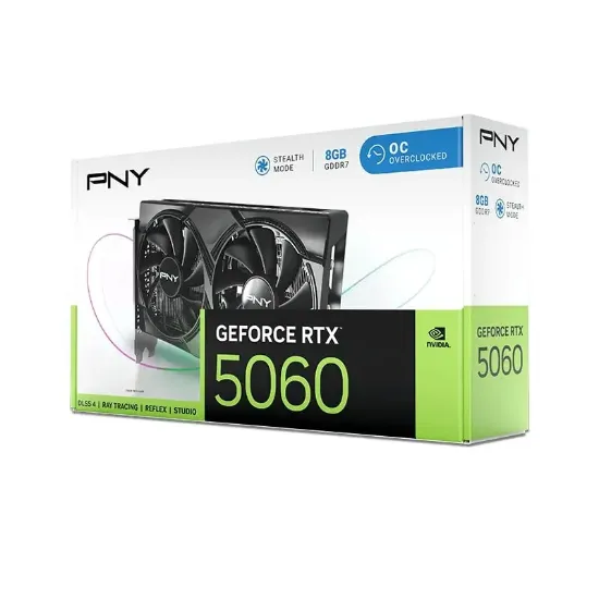 PNY RTX 5060 OC 8GB GDDR7 128Bit (VCG50608DFXPB1-O) Ekran Kartı resmi