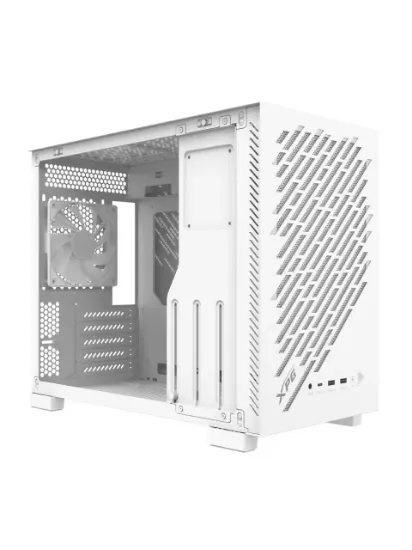 XPG Valor Air Nano ARGB USB 3.2 Beyaz ATX Mid-Tower Gaming (Oyuncu) Kasa (VALORAIRNANOMAA-WHCWW) resmi