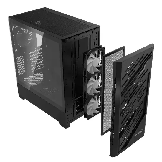XPG Starker Air BTF ARGB USB 3.2 Siyah E-ATX Mid-Tower Kasa (STARKERAIRBTFMTA-BKCWW) resmi