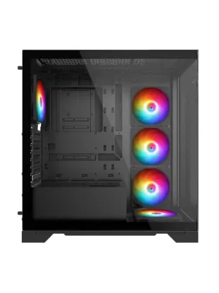 XPG Invader X Siyah ARGB USB 3.2 ATX Mid-Tower Kasa (INVADERXMT-BKCWW) resmi