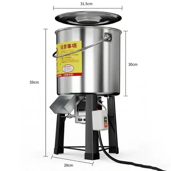 Sunup SN-29961 Profesyonel Elektrikli Hayvan Yemi Hazırlama Ot ve Sebze Parçalama Makinesi 1400W resmi