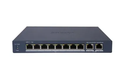 HIKVISION DS-3E1310P-EI/M 8XFE+2GE 60W POE SWITCH resmi