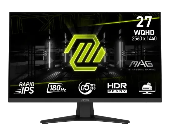 27 MSI MAG 274QF 0.5MS 180HZ 2K WQHD ADAPTIVE SYNC IPS GAMING resmi
