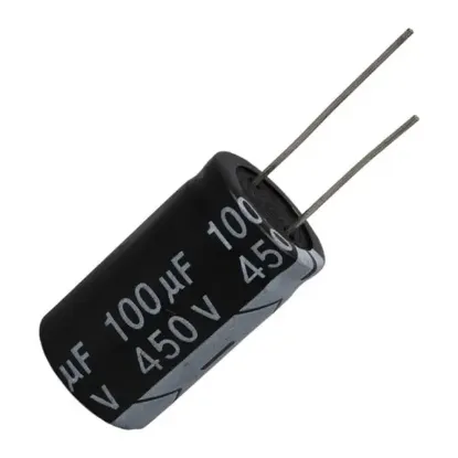 100 MF 400 V Tel Bacak Kondansatör resmi