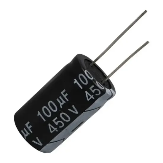 100 MF 400 V Tel Bacak Kondansatör resmi