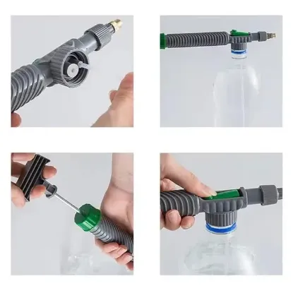 Sunup SN-24910 Ayarlanabilir Basınçlı Su Köpük Püskürtme Başlığı (Tüm Pet Şişelere Uyumlu) resmi