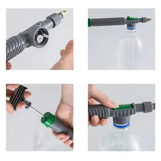 Sunup SN-24910 Ayarlanabilir Basınçlı Su Köpük Püskürtme Başlığı (Tüm Pet Şişelere Uyumlu) resmi