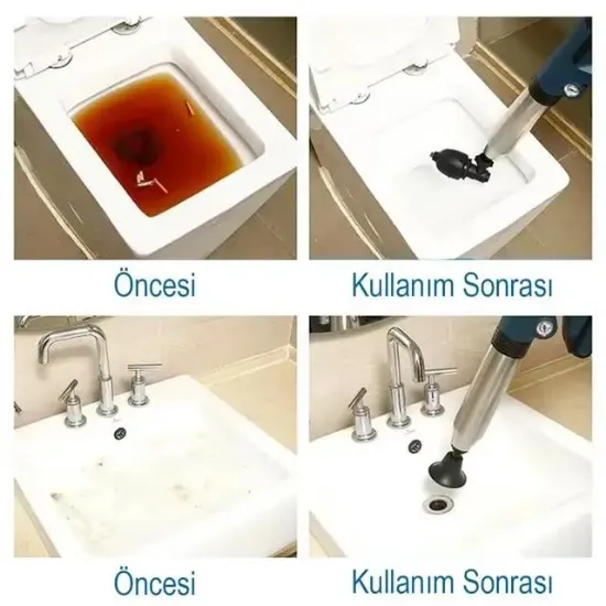 Elektromer EL-26077 Şarjlı Yüksek Basınçlı Tuvalet Pistonu Pompası resmi