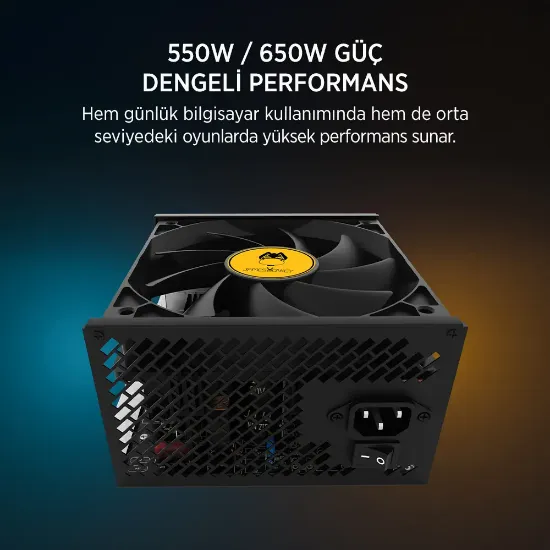 JAMES DONKEY HELIX H800 4XRBW ATX 650W GAMING KASA resmi