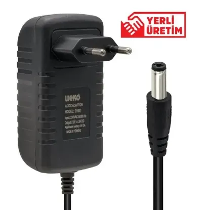 Weko 7.2 Volt - 2 Amper 5.5 x 2.5 Uçlu Ledli Yerli Üretim Akü Şarj Cihazı (Out:6v-2a) resmi