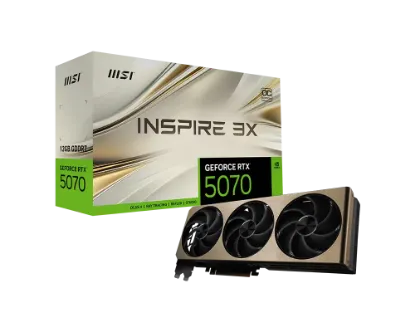 MSI GEFORCE RTX 5070 12G INSPIRE 3X OC 192BIT resmi