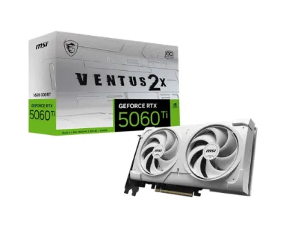 MSI GEFORCE RTX 5060TI 16G VENTUS 2X OC WHITE PLUS resmi