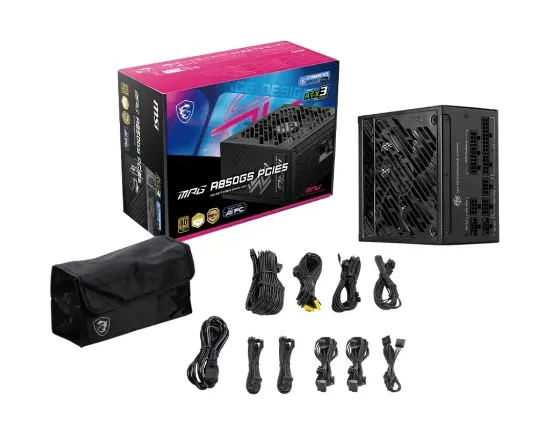 MSI MPG A850GS PCIE5 850W 80+ GOLD PSU FULLMODULAR resmi