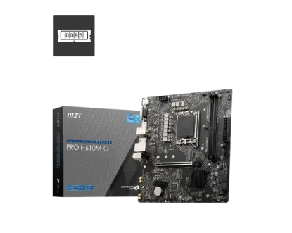 MSI PRO H610M-G DDR5 5600MHZ MATX 1700 resmi
