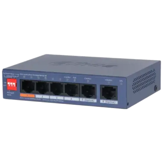 DAHUA CS4006-4ET2GT-60 4XFE-2XGE POE YÖNETİLEBİLİR SWİTCH resmi