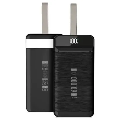 Powerway Qc60 60000 Mah 3.0 Kablolu 22.5w Powerbank resmi