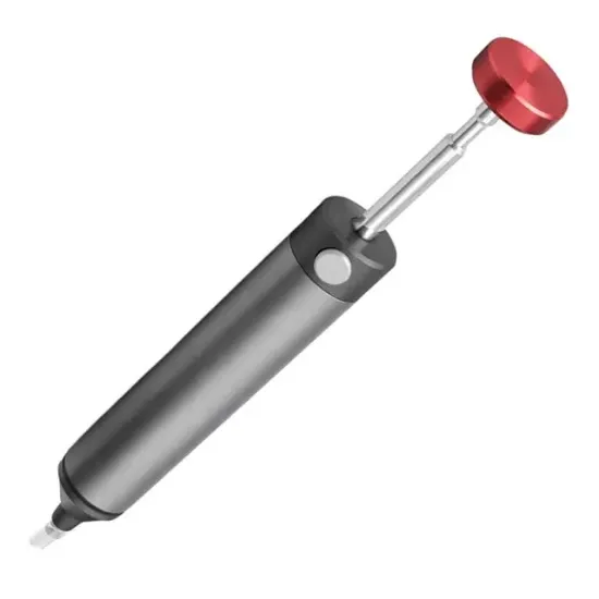 Powermaster PM-29721 Profesyonel Alüminyum Gövdeli Lehim Emme Pompası 160mm Yüksek Vakum Gücü resmi