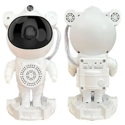 Sunup SN-30764 Astronot Galaxy Projektör Gece Lambası Uzaktan Kumandalı Bluetooth Hoparlörlü resmi
