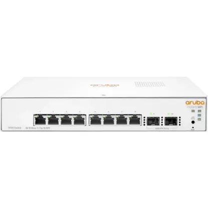 HPE ARUBA JL680A 1930-8G 8PORT 10/100/1000 YÖNETİLEBİLİR SWITCH resmi