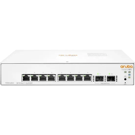 HPE ARUBA JL680A 1930-8G 8PORT 10/100/1000 YÖNETİLEBİLİR SWITCH resmi