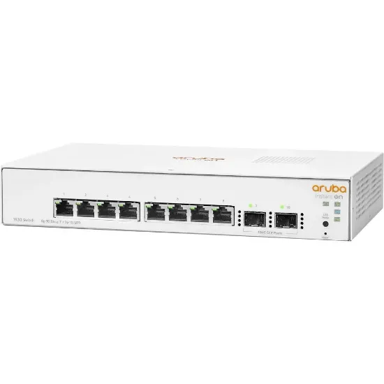 HPE ARUBA JL680A 1930-8G 8PORT 10/100/1000 YÖNETİLEBİLİR SWITCH resmi