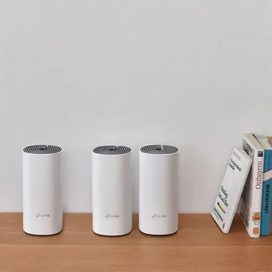 TP-Link AC1200 Deco E4 1200Mbps Mesh WIFI Sistemi (Üçlü) resmi
