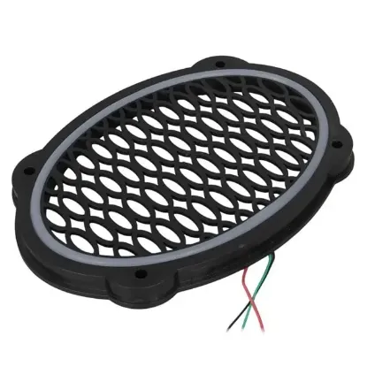 Poke PK-5653 4 Adet Oval Oto Hoparlör Kapağı Kumandalı Pixel Ledli RGB Animasyonlu Kapak resmi