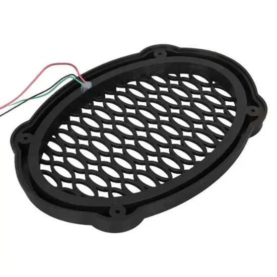 Poke PK-5653 4 Adet Oval Oto Hoparlör Kapağı Kumandalı Pixel Ledli RGB Animasyonlu Kapak resmi