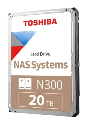 20TB TOSHIBA N300 7200RPM SATA 512MB HDWG62AUSZVA resmi